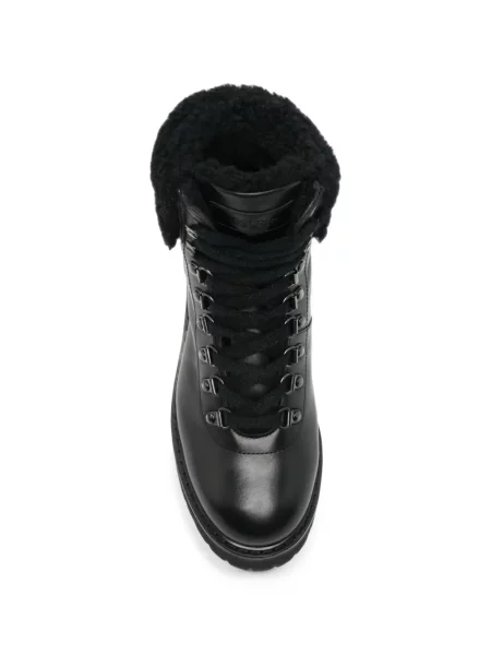 Боти Woolrich с връзки с дантела черно