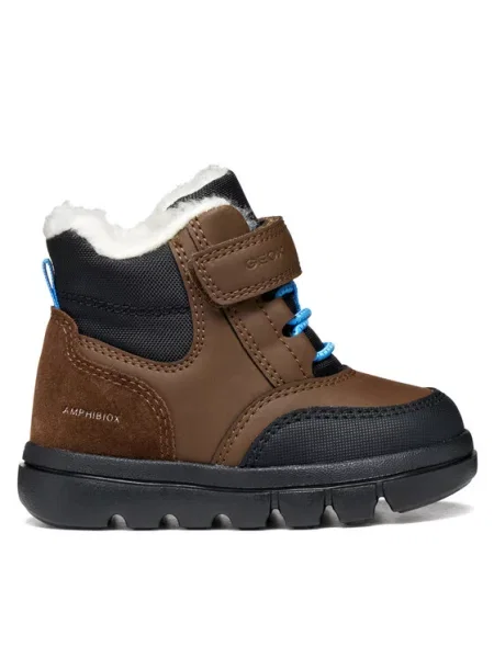 Geox Zimske čizme B Willaboom Boy B Abx S Tamno smeđa