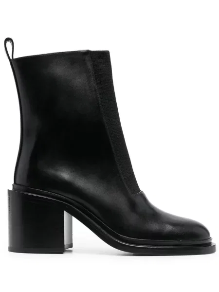 Cizme scurte Jil Sander negru