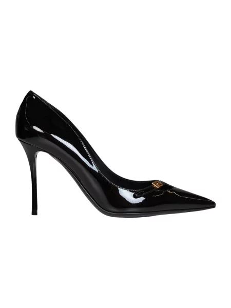 Czółenka Dolce And Gabbana skórzana czarna
