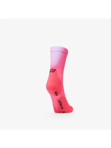 Șosete CEP Core Run Gradient Mid Cut Compression Socks Lilac/ Pink L roz