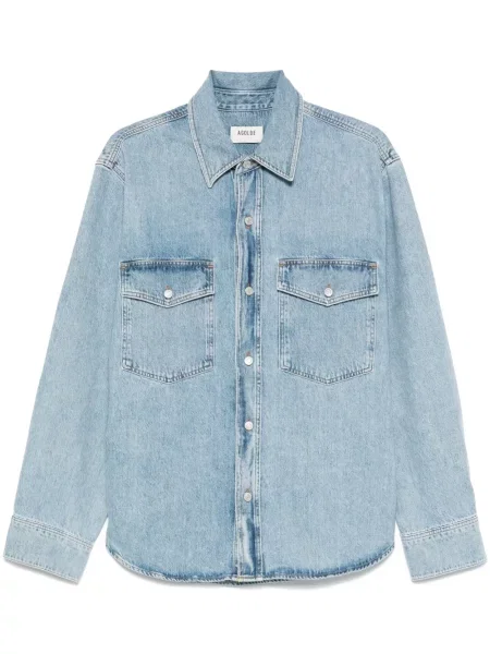 Cămașă Agolde albastru