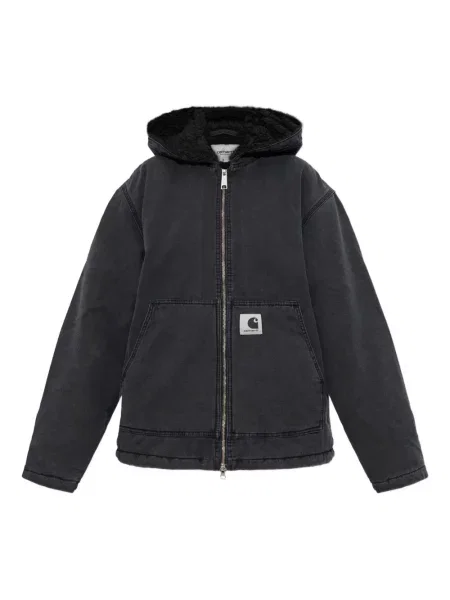 Geacă Carhartt Wip cu glugă negru
