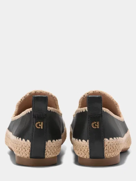 Кожаные лоферы Cole Haan черные