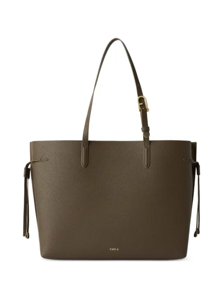 Shopper kabelka Furla hnedá
