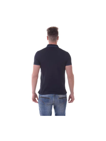 Koszulka polo Armani Jeans klasyczna niebieska