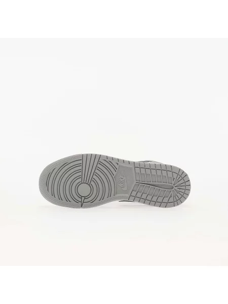 Sneakers Jordan Air 1 Mid GS Lt Smoke Grey/ Black-White EUR 36 λευκό