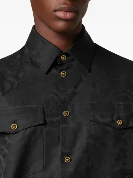 Риза Versace черно