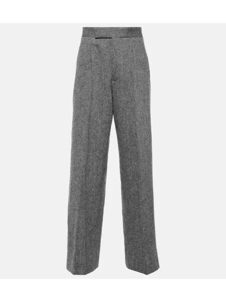 Spodnie Vivienne Westwood wełniane szare