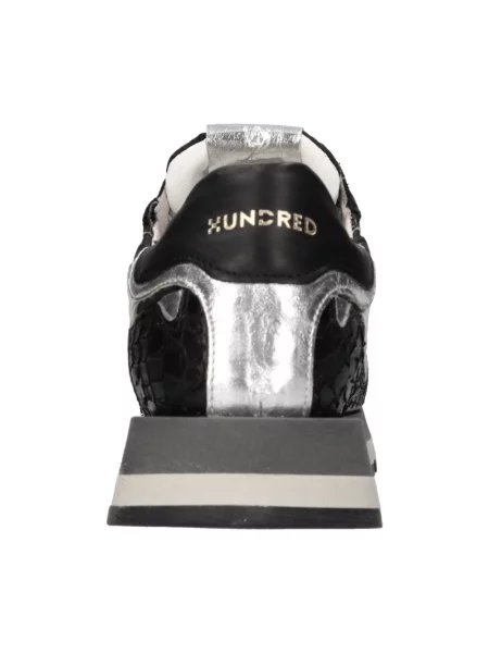 Sneakersy Hundred100 skórzane czarne