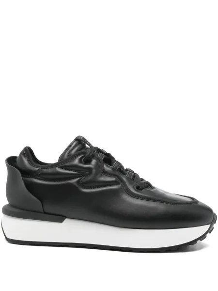 Sneakerși Le Silla din piele negru