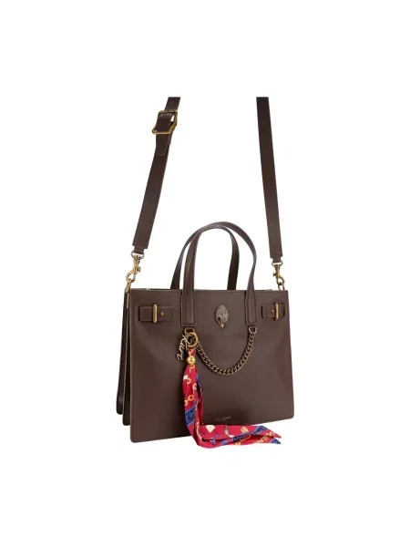 Kurt Geiger London torebka tote skórzana SLOANE brązowa
