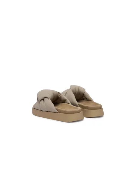 Natikače Inuikii Oversized Linen Knot bež