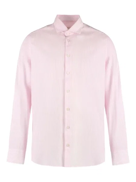 Pruhovaná košile Bastoncino růžová