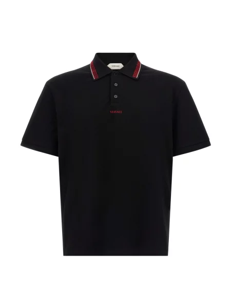 Koszulka polo Versace czarna