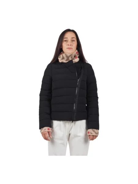 Kurtka puchowa Alessia Santi asymetryczna czarna