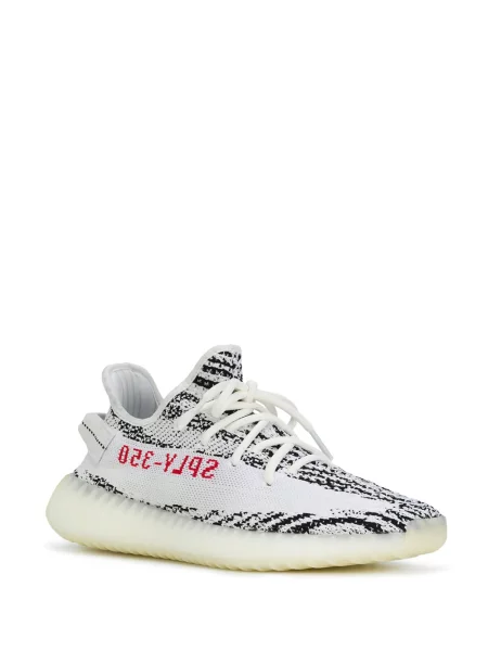 Sportbačiai Adidas Yeezy su zebro raštu juoda