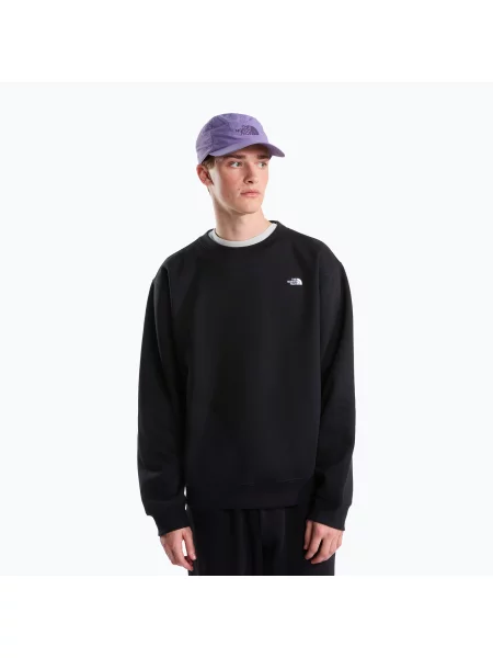 Férfi pulóver The North Face Essential Simple Dome Relaxed Crew tnf black. Méret: L fekete