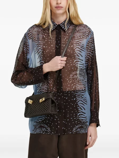 Geanta crossbody Ferragamo maro