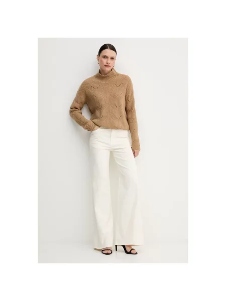 Lekki sweter United Colors Of Benetton beżowy