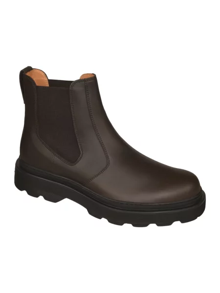 Sztyblety Tod's skórzane brązowe