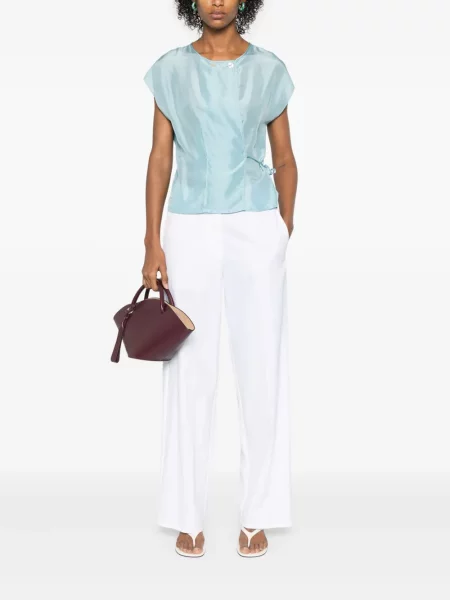Pantaloni Forte_forte alb