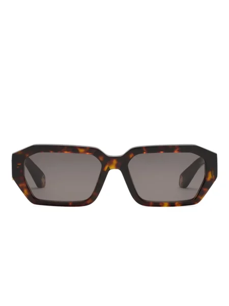 Ochelari de soare Roberto Cavalli cu imprimeu geometric maro