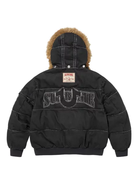 Geacă cu puf Supreme negru