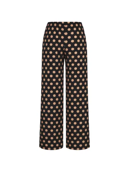 Pantaloni Simon Miller cu buline negru