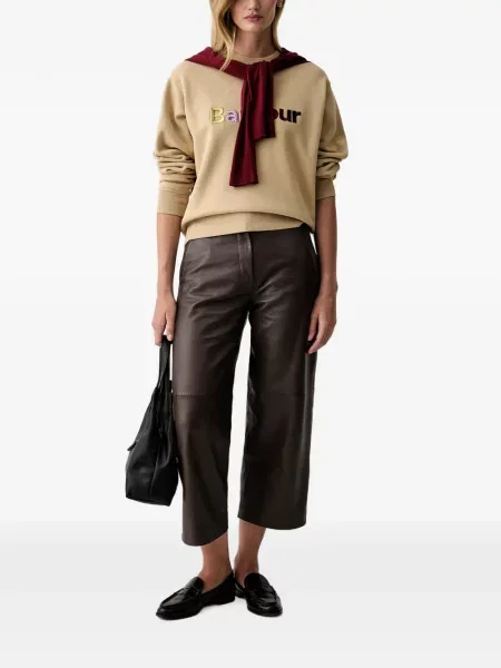 Pulover Barbour cu broderie