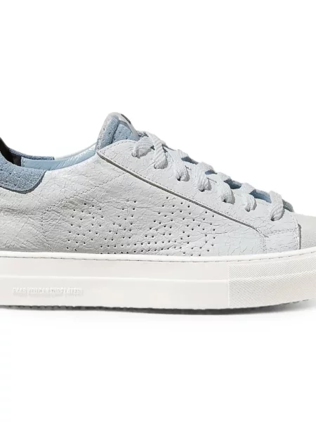Sneakerși P448 din piele gri