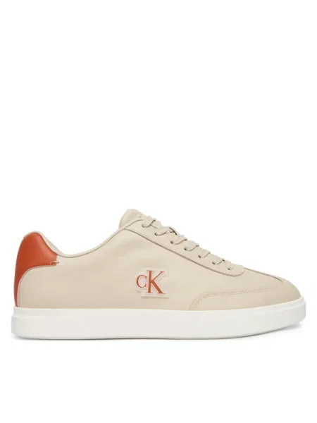 Calvin Klein Sneakers Low Prof Cupsole Emb Lth bej