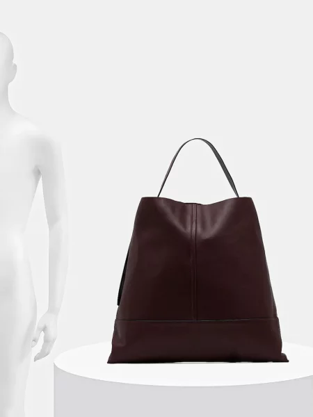 Шкіряна сумочка AllSaints ASHA червоний