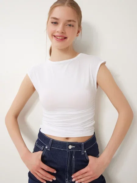 Happiness İstanbul Tricou alb