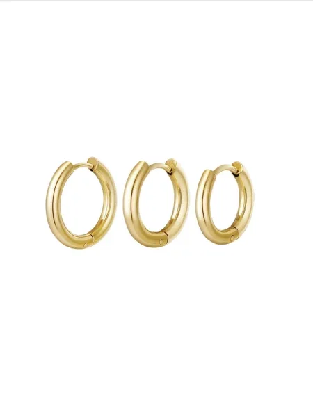 Cala Rose Cercei BASIC SET auriu roz