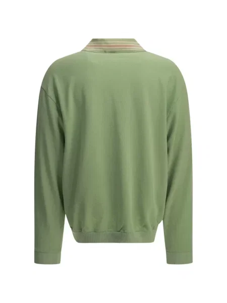 Lung tricou polo Kapital verde