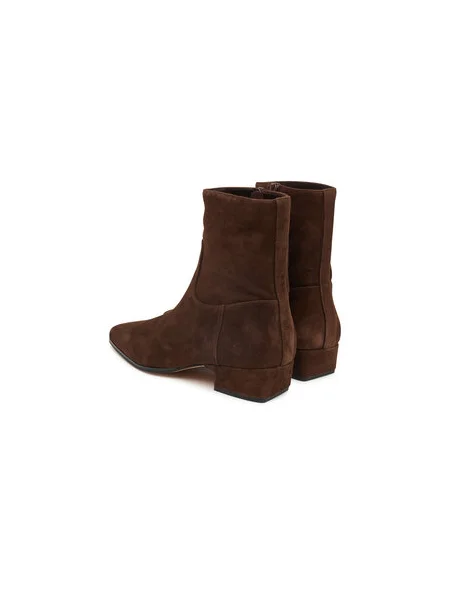 Nokwol Semišové topánky Dusty Chocolate Suede hnedá