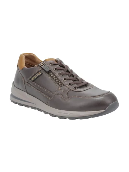 Sneakersy Mephisto sznurowane brązowe