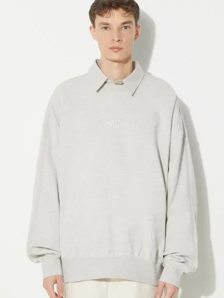 Vans dukserica Premium Standards Crew Fleece LX bež