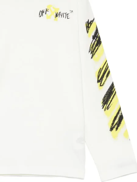 Koszulka dziecięca Off-white biała