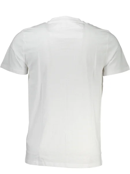 Tricou Cavalli Class scurt alb