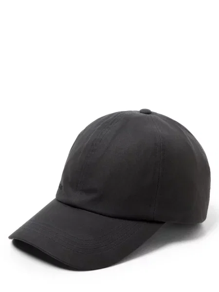 Barbour czapka z daszkiem Mężczyźni niebieski jednolity ONE SIZE czarna