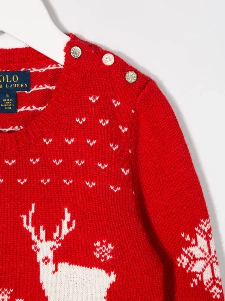 Πουλόβερ Polo Ralph Lauren κόκκινο