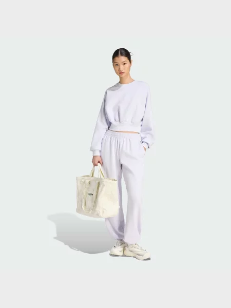 Свитшот Adidas фиолетовый