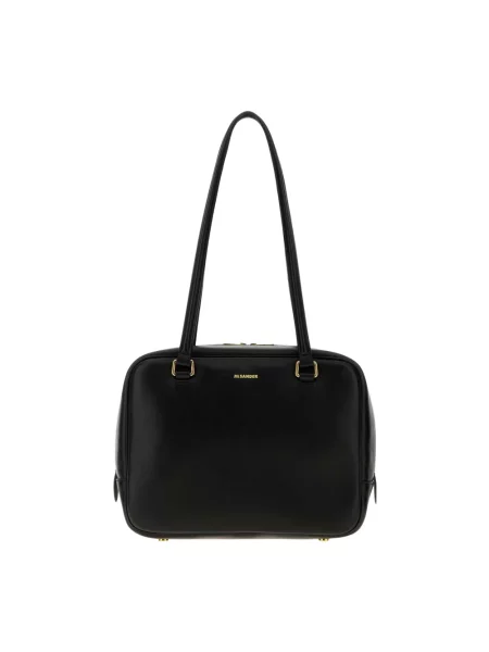 Torebka Jil Sander skórzana czarna