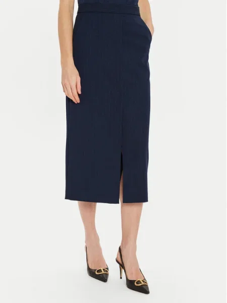 TWINSET Fustă tip creion Bleumarin