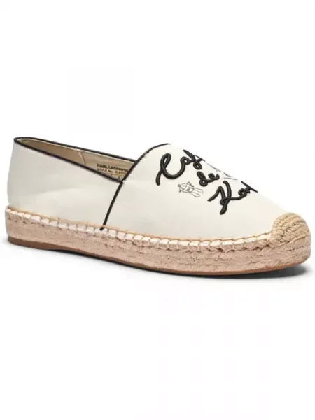 Karl Lagerfeld Espadrilles cipő KAMINI DUO fehér