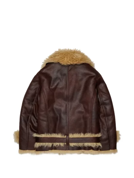 Kurtka bomber dziecięcy Dsquared2 brązowy
