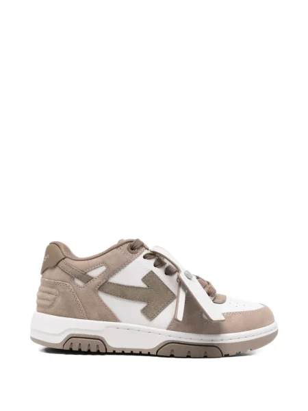 Велурени маратонки Off-white бяло