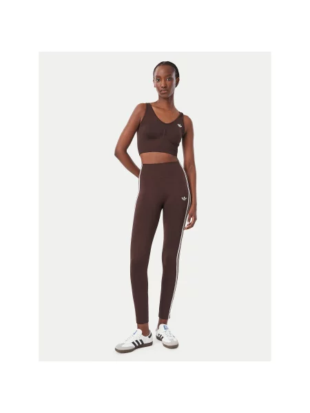 Adidas Sportinė liemenėlė Essentials Seamless Bralette Ruda Regular Fit balta